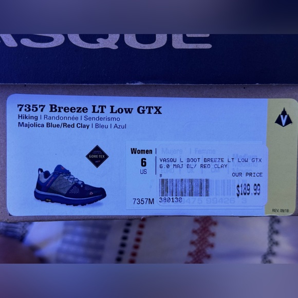 Vasque Breeze LT Low Gortex Size 6W - Picture 2 of 7